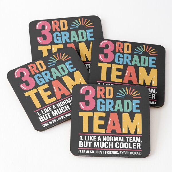 Item preview, Teacher 3rd Grade Team Like A Normal Team But Much Cooler designed and sold by Eskomeranola.