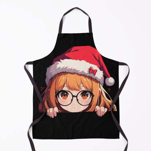 Item preview, Game Futaba Sakura Persona 5 Chibi Kawaii Christmas Peeker Orange Hair Holiday Anime Girl designed and sold by CarlosBender.