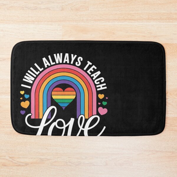 Item preview, Teacher Ally LGBT teaching love rainbow Pride Month designed and sold by Eskomeranola.