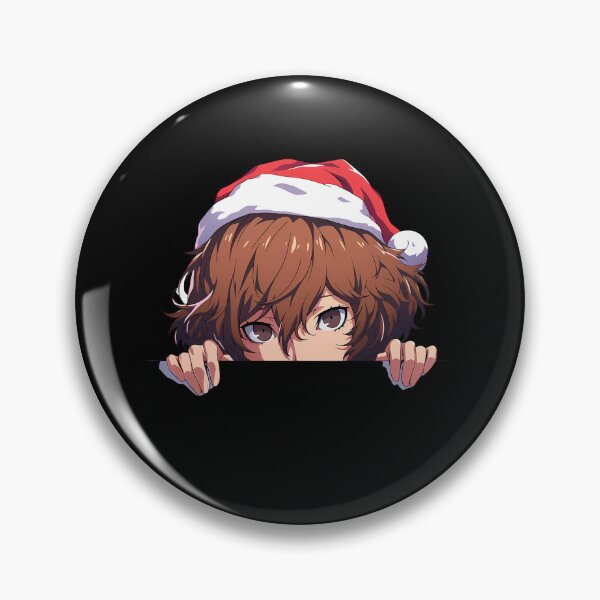 Item preview, Goro Akechi Persona 5 Chibi Kawaii Christmas Peeker Festive Holiday Game Anime Character designed and sold by CarlosBender.