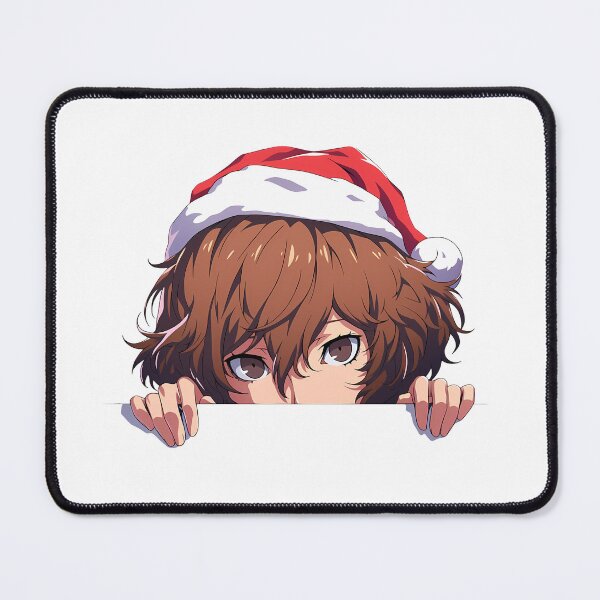 Item preview, Goro Akechi Persona 5 Chibi Kawaii Christmas Peeker Festive Holiday Game Anime Character designed and sold by CarlosBender.