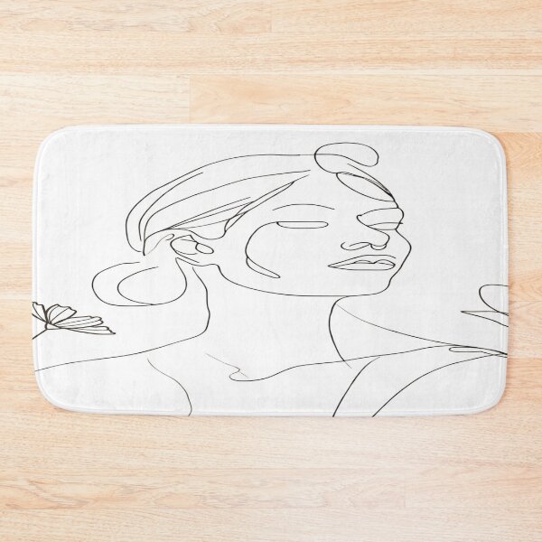 Item preview, Portrait Line Art Lady Minimalist designed and sold by shaang.