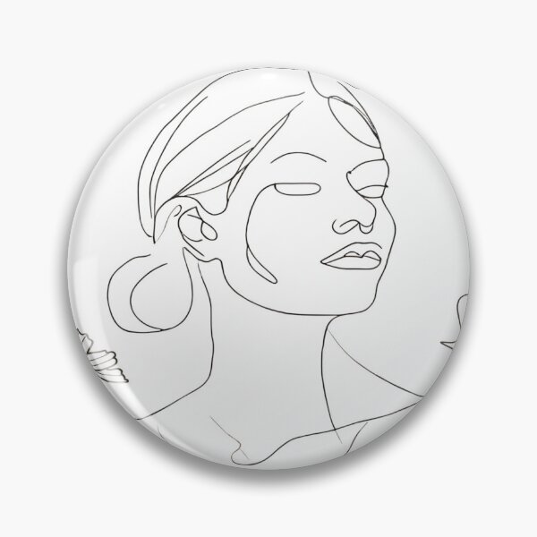 Item preview, Portrait Line Art Lady Minimalist designed and sold by shaang.