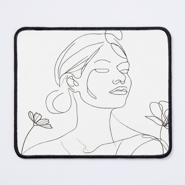 Item preview, Portrait Line Art Lady Minimalist designed and sold by shaang.