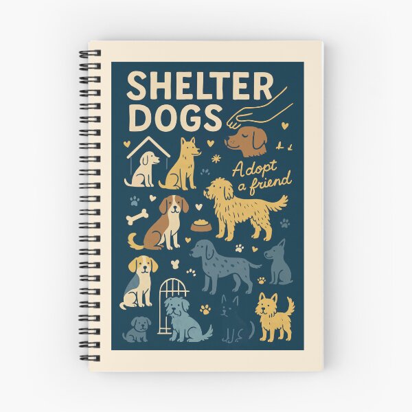 Item preview, Shelter Dogs – Adopt a Friend Cute Rescue Dog Art designed and sold by Tiny Joy World.