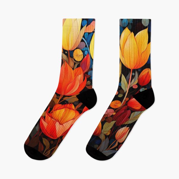 Item preview, Fantasy Fairytale Flowers Art In Vibrant Spring Colors designed and sold by DEC02.