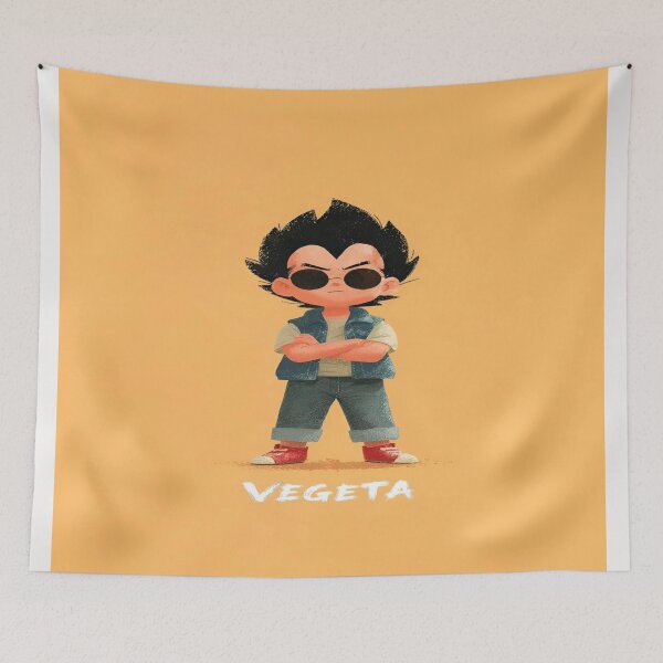 Item preview, cool saiyan kid vegita designed and sold by NOVAmixSTUDIOS.