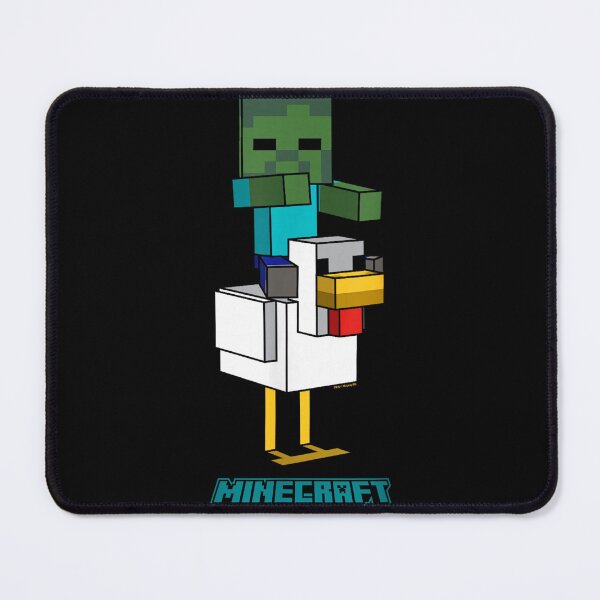 Item preview, Minecraft Chicken Jockey – Blocky Pixel Creature Rider Art designed and sold by mautinzreqatz.