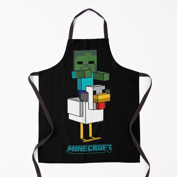 Item preview, Minecraft Chicken Jockey – Blocky Pixel Creature Rider Art designed and sold by mautinzreqatz.