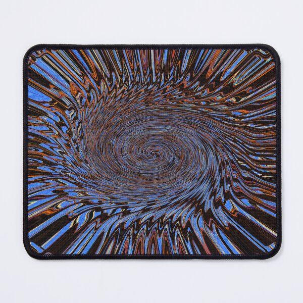 Item preview, Blue Twirl Oval On A Jiggle designed and sold by Tom Janca.