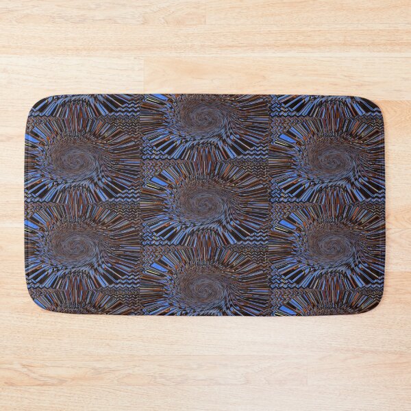 Item preview, Blue Twirl Oval On A Jiggle designed and sold by Tom Janca.