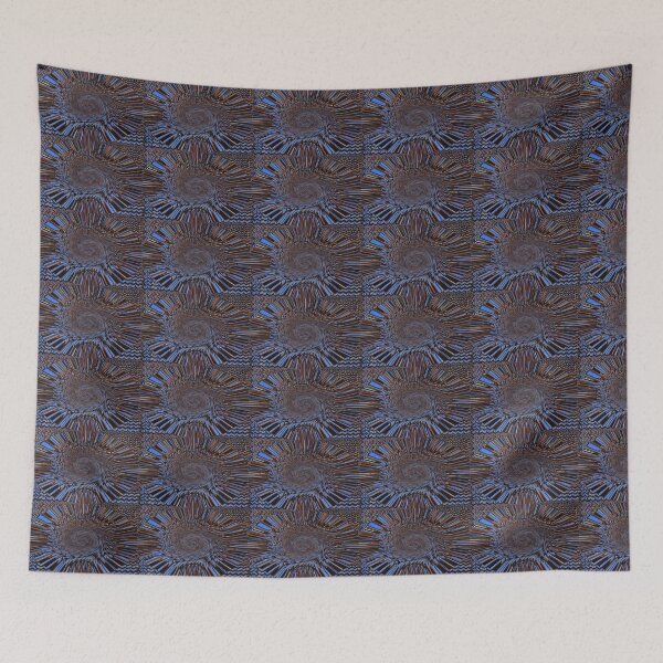 Item preview, Blue Twirl Oval On A Jiggle designed and sold by Tom Janca.