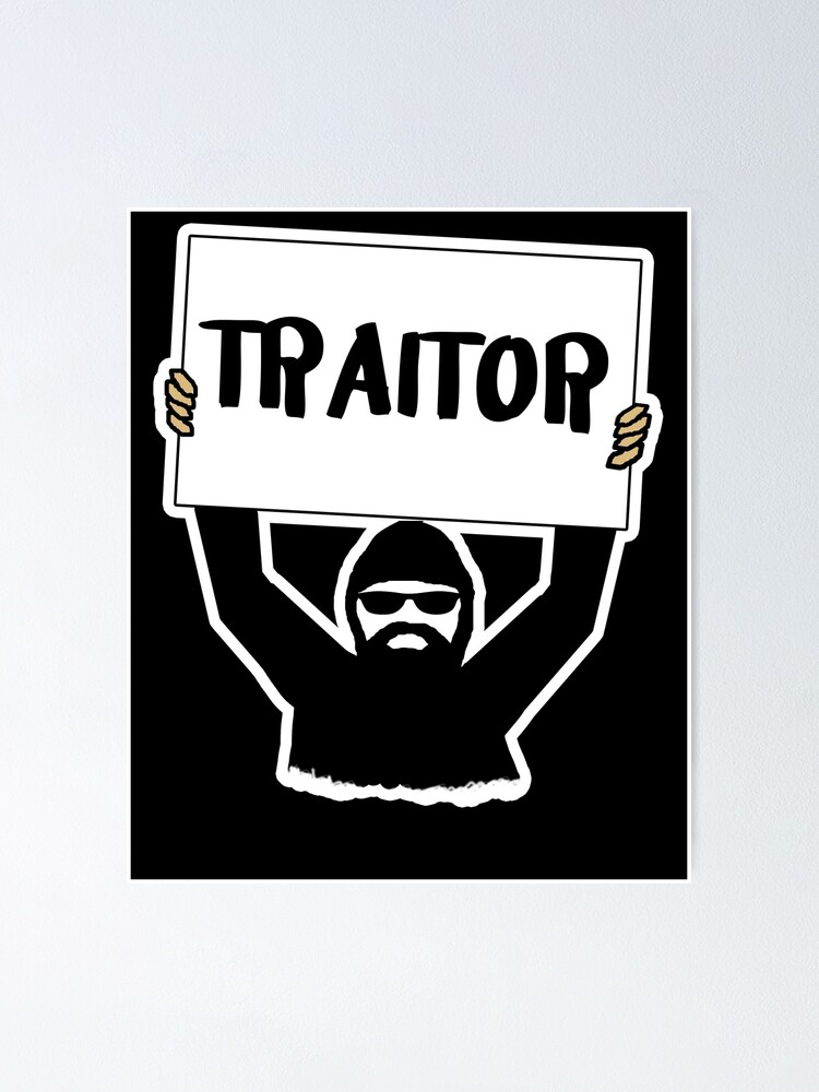 TRAITOR Sign | Postcard