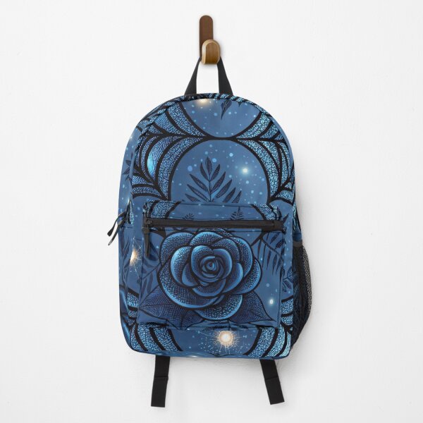 Item preview, Beautiful Gothic Blue Spider Webs & Roses designed and sold by Embers & Incense Co..