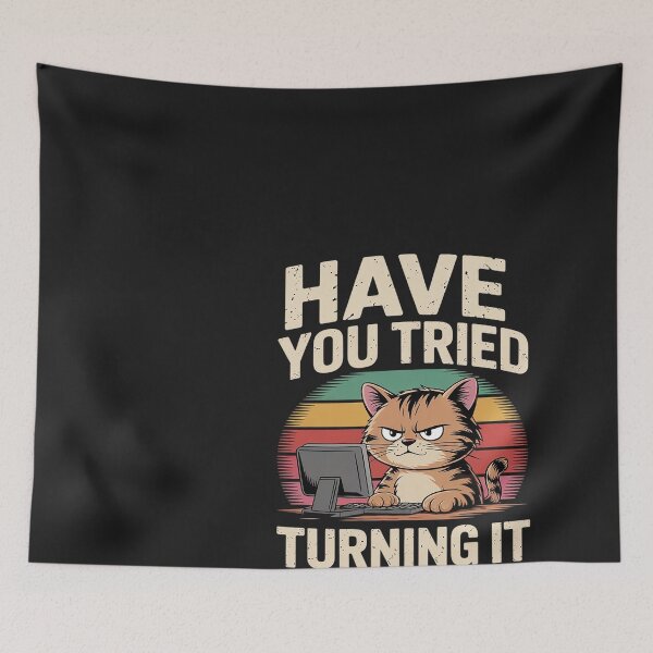 Item preview, Tech Support Humor I Cat Tech Engineer I Computer IT Guy designed and sold by Bstilablhot.