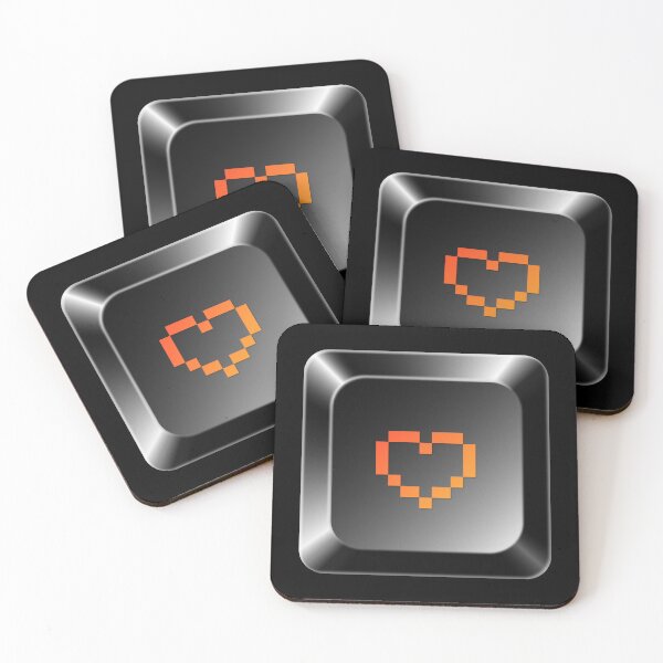 Item preview, Transparent Key – Pixel Heart designed and sold by Gleamly.