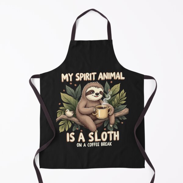 Item preview, My Spirit Animal is a Sloth on a Coffee Break Lazy Funny designed and sold by BlacockIzaac.
