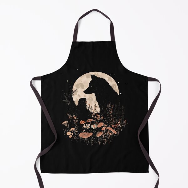Item preview, Dark Cottagecore Mushroom And Wolf designed and sold by KelseyYasuko.