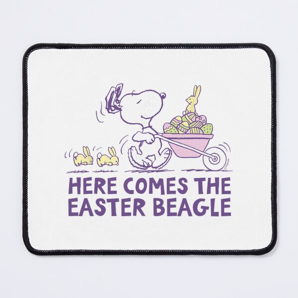 Item preview, Peanuts Easter Beagle – Cute Spring Bunny Helper Illustration designed and sold by jimikoyallin.