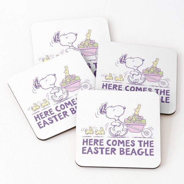 Item preview, Peanuts Easter Beagle – Cute Spring Bunny Helper Illustration designed and sold by jimikoyallin.