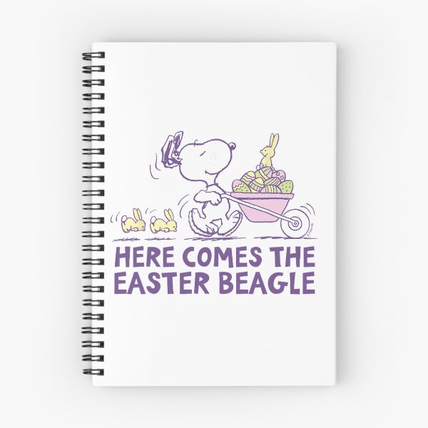 Item preview, Peanuts Easter Beagle – Cute Spring Bunny Helper Illustration designed and sold by jimikoyallin.