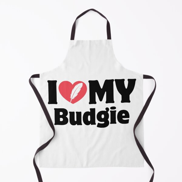 Item preview, Heart Icon Simple Typography I Love My Budgie designed and sold by LoviqueLab.
