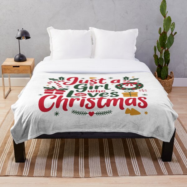 Item preview, Just a Girl Who Loves Christmas Funny Xmas Gifts designed and sold by Brettgison.
