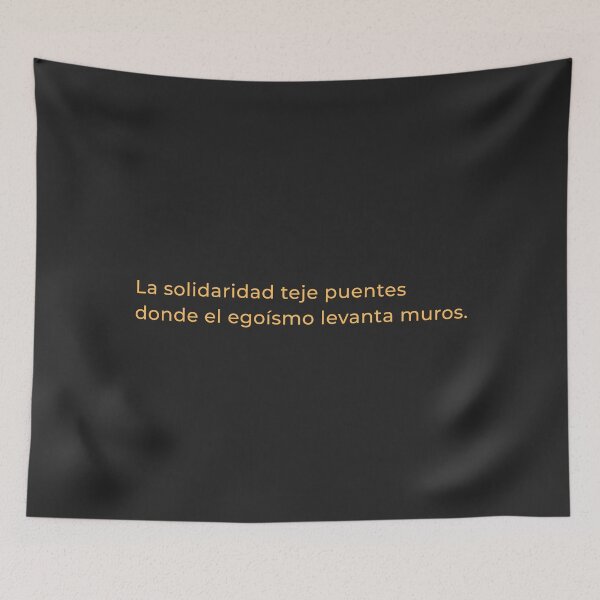 Item preview, Solidarity Weaves Bridges – Human Connection Poster designed and sold by chapeto.
