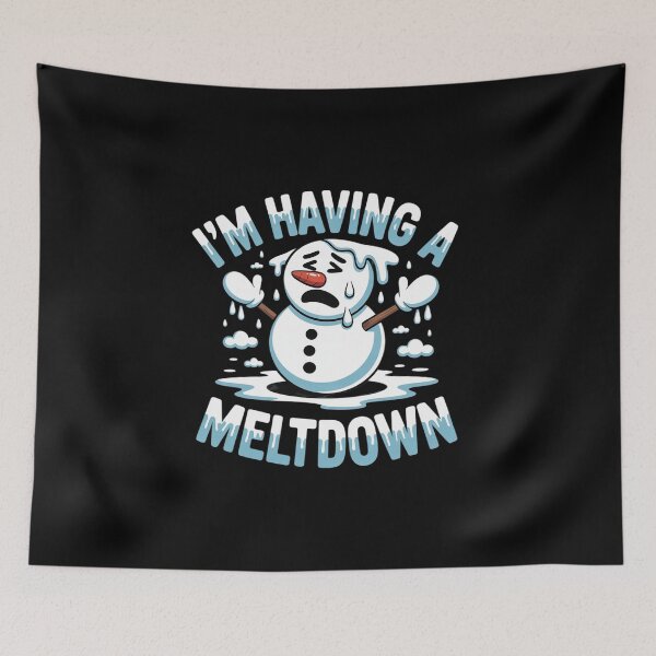 Item preview, I'm Having A Meltdown Snowman Christmas Funny designed and sold by VasilisLamArt.