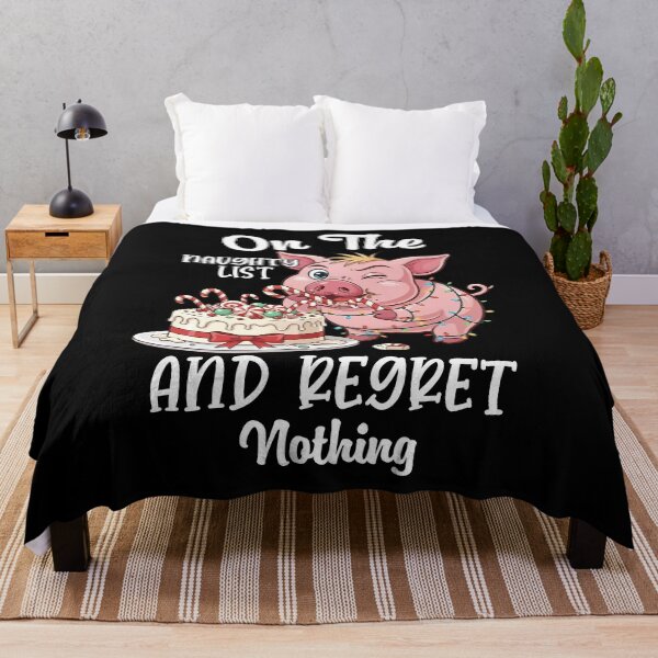 Item preview, Funny Christmas Pig Naughty List T-Shirt designed and sold by LashondaGreen89.