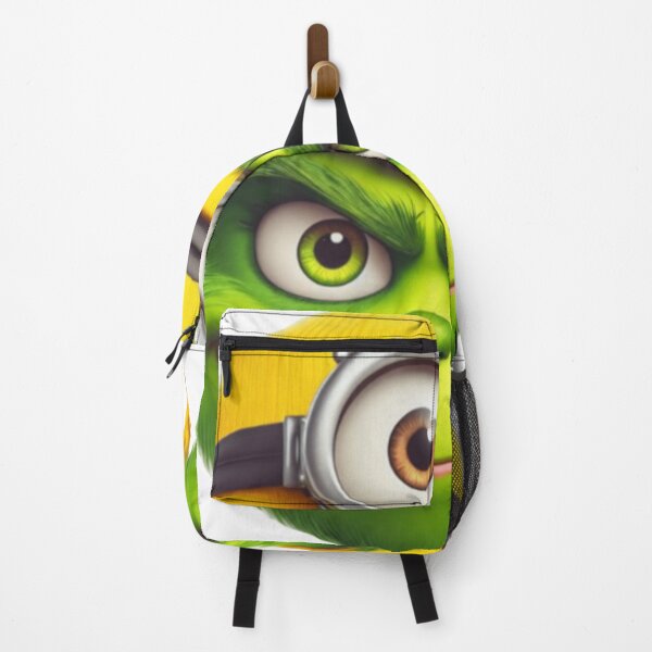 Item preview, Grinch Cosplay Mashup – Cute Green Character in Yellow Beanie Art designed and sold by Wendy Darion.