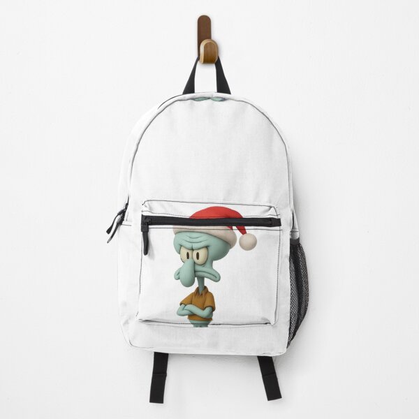 Item preview, SpongeBob copy - Squidward wearing a Santa hat designed and sold by DibujandoPorfa.