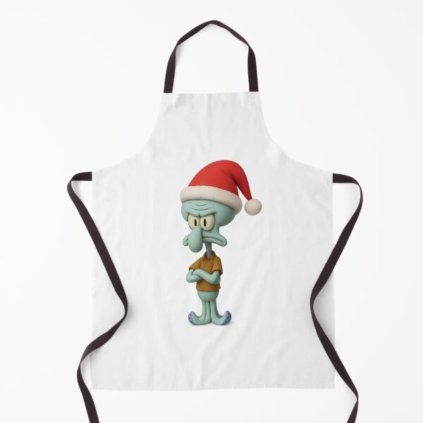 Item preview, SpongeBob copy - Squidward wearing a Santa hat designed and sold by DibujandoPorfa.