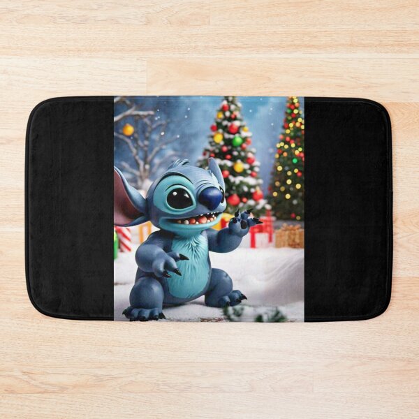 Item preview, Stitch Christmas Snow Cute Holiday Art Design designed and sold by Wendy Darion.