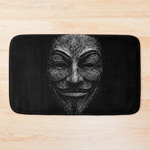 Item preview, Scratch Art Masked Face – Dark Grunge Hacker Aesthetic designed and sold by Mortisigil.