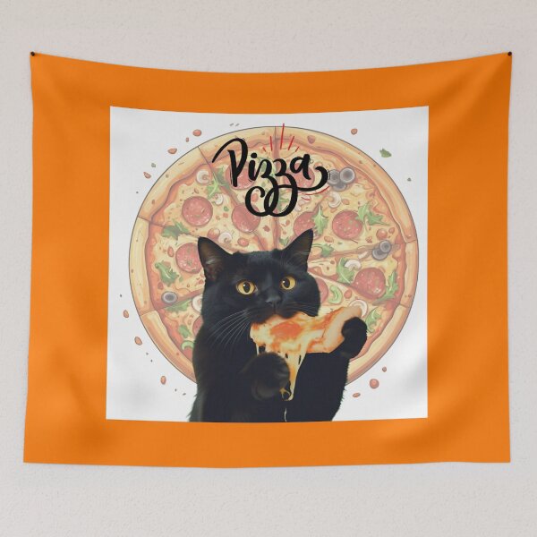 Item preview, The Lucky Cat's Ultimate Pizza Slice designed and sold by Naturich.