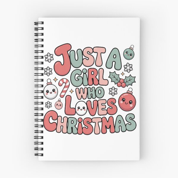 Item preview, Christmas snowflakes Cute Just a Girl Who Loves Christmas designed and sold by Brettgison.