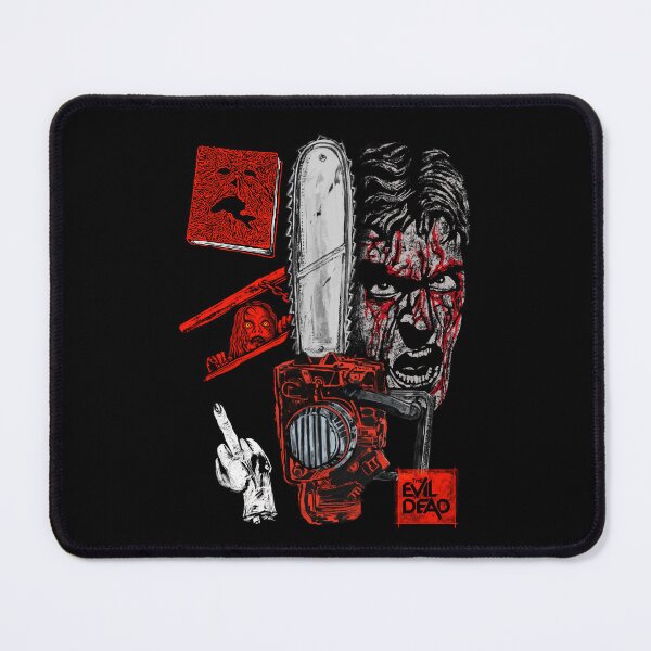 Item preview, Evil Dead "Groovy" Ash Williams - Chainsaw, Necronomicon & Deadite Horror Art designed and sold by trentnin.