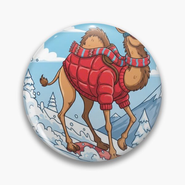 Item preview, Snowboarding Camel designed and sold by yunamaliskova.