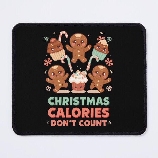 Item preview, Cute Christmas Gingerbread T-shirt - Calories Don't Count! designed and sold by FestivityFinds.