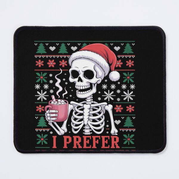 Item preview, I Prefer Halloween Christmas Sweater Funny holiday Ugly xmas designed and sold by ReadySide.