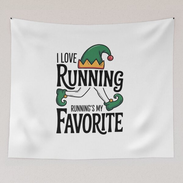 Item preview, I Love Running, Running's My Favorite Funny Christmas designed and sold by TiredPack.