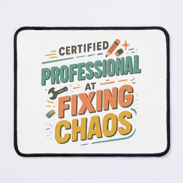 Item preview, Certified Professional at Fixing Chaos – Funny Problem Solver Quote Design designed and sold by inkoutninja.