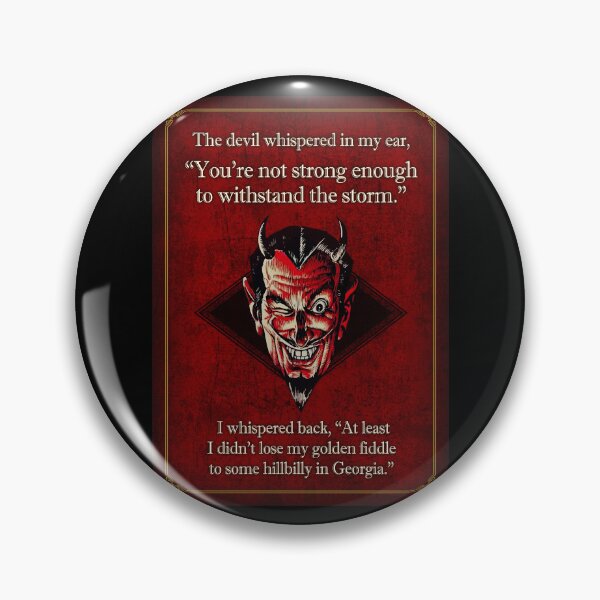 Item preview, The Devil Whispered Into My Ear Joke designed and sold by -Koleidescope.