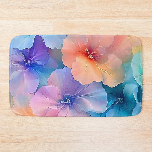 Item preview, Spring Flowers Alcohol Ink-Style Pastel Abstract Art designed and sold by DEC02.