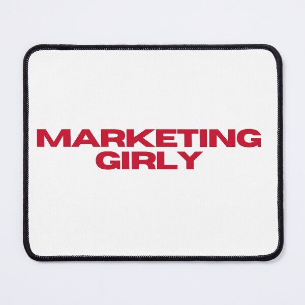 Item preview, Marketing Girly Sticker Red designed and sold by ha11e11.