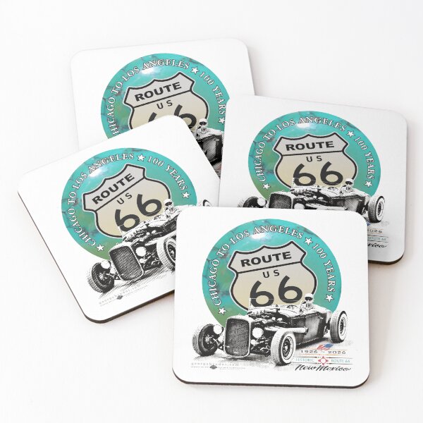 Item preview, Route 66 Turquoise Moon Over Half Tone Rat Rod  designed and sold by George Brudos.
