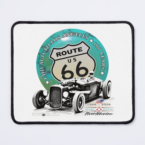 Item preview, Route 66 Turquoise Moon Over Half Tone Rat Rod  designed and sold by George Brudos.