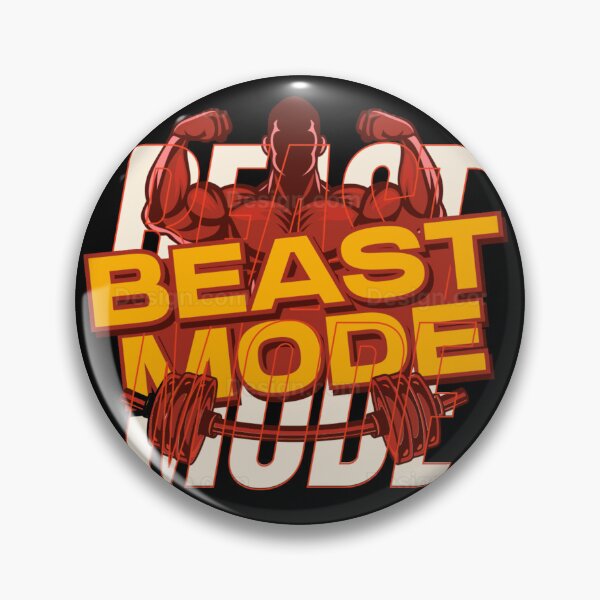 Item preview, BEAST MODE Gym Motivation Bodybuilder Weightlifting Graphic Tee designed and sold by GenZFashion000.