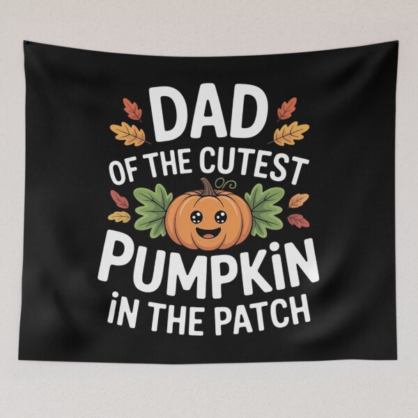 Item preview, Dad Of Cutest Pumpkin In The Patch Halloween Thanksgiving  designed and sold by papertaless.